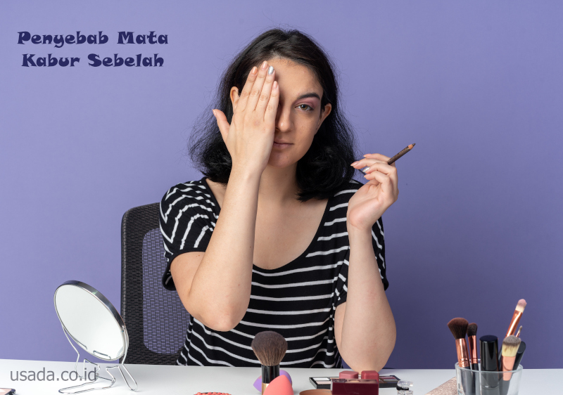 penyebab mata kabur sebelah